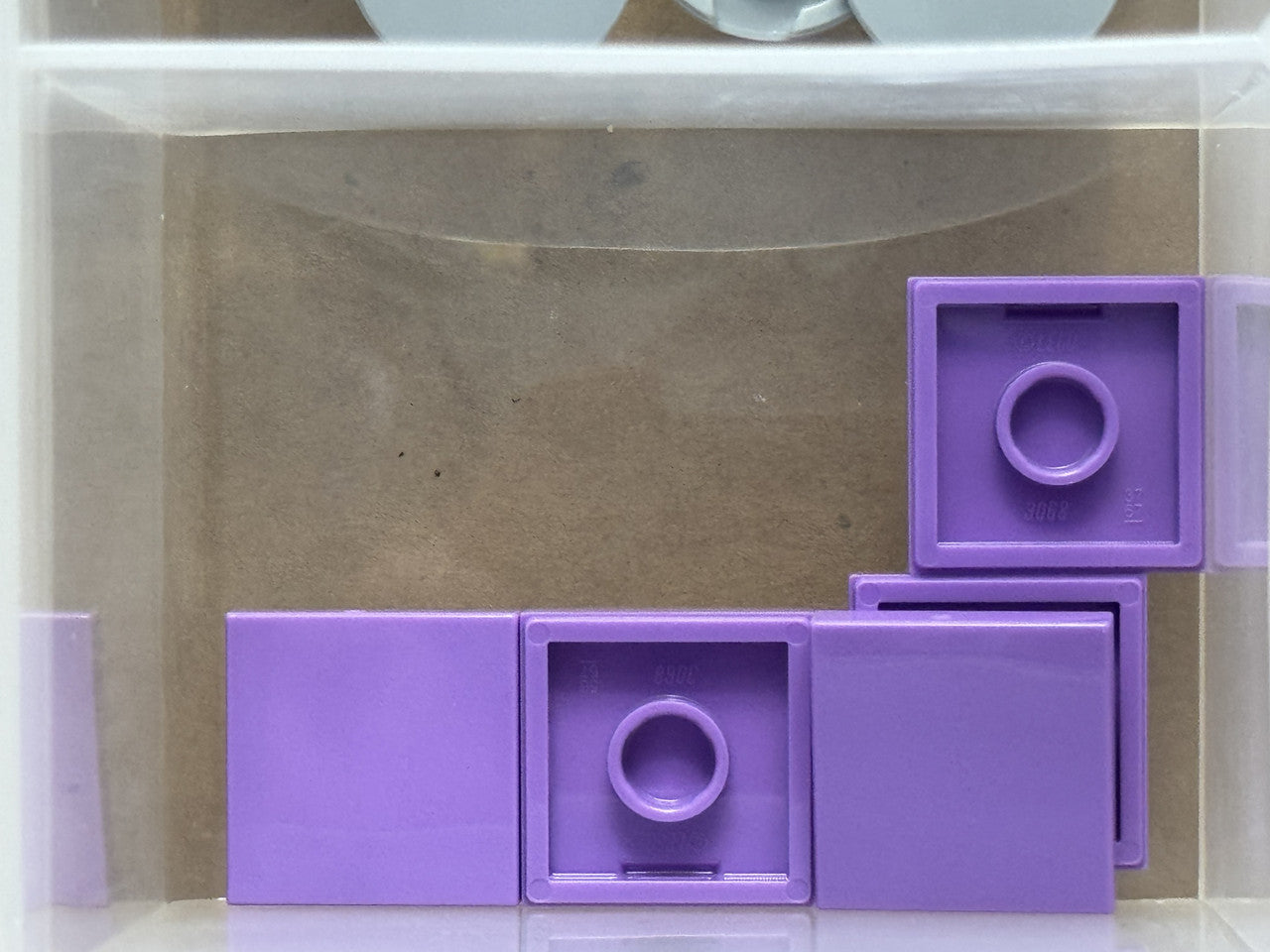 LEGO Parts - Medium Lavender Tile 2 x 2 - No 3068 - QTY 5