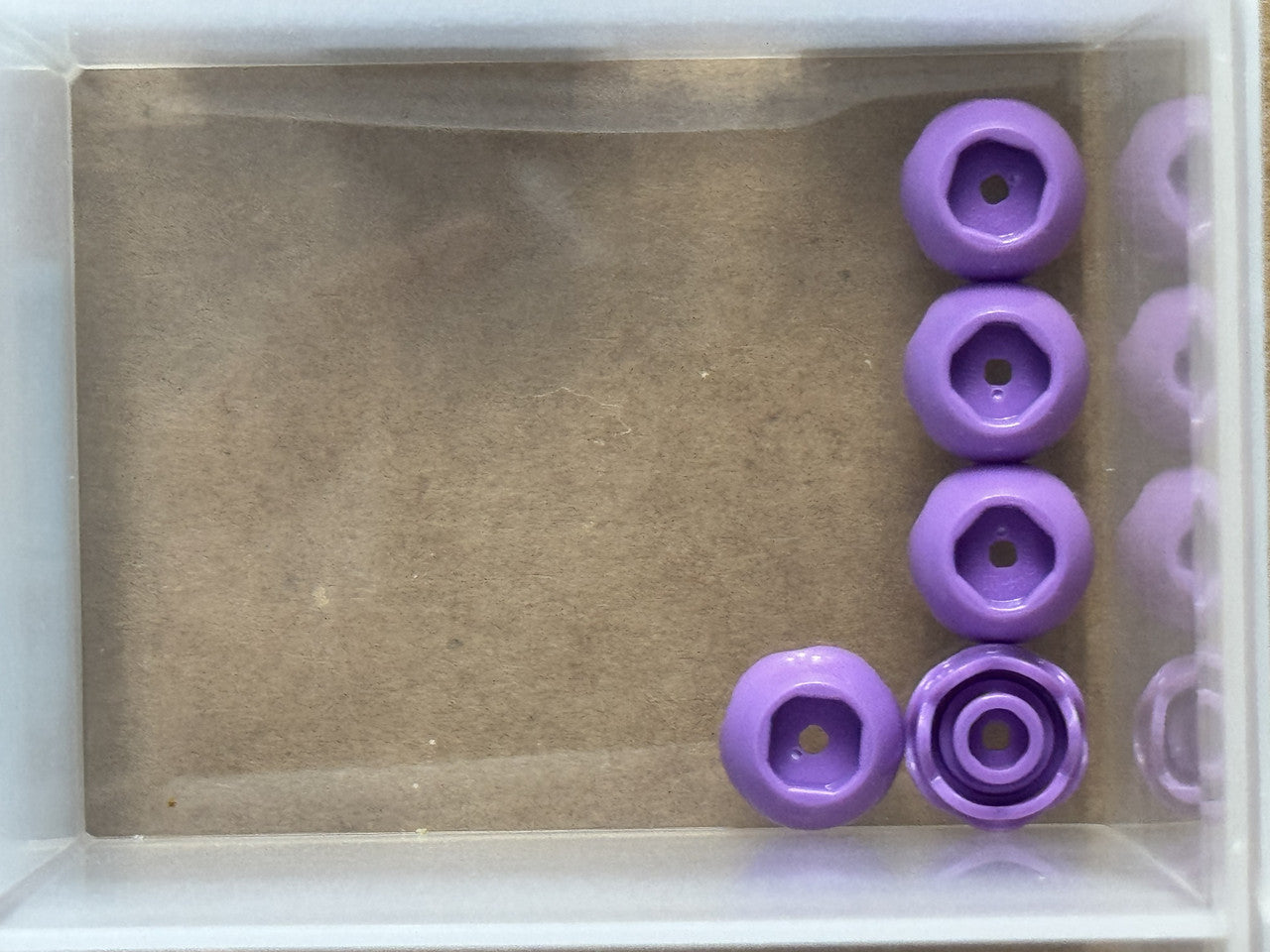 LEGO Parts - Medium Lavender Plant Flower Round (Peony Rose) - No 5904 - QTY 5