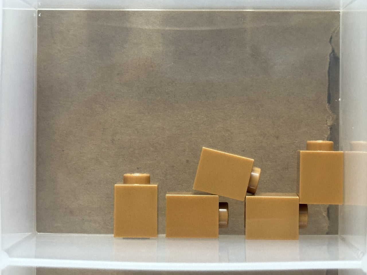 LEGO Parts - Medium Nougat Brick 1 x 1 - No 3005 - QTY 5