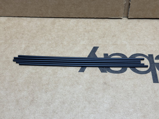 LEGO Parts - Black Hose, Rigid 3mm D. 25L / 20.0cm - No 75c25 - QTY 5