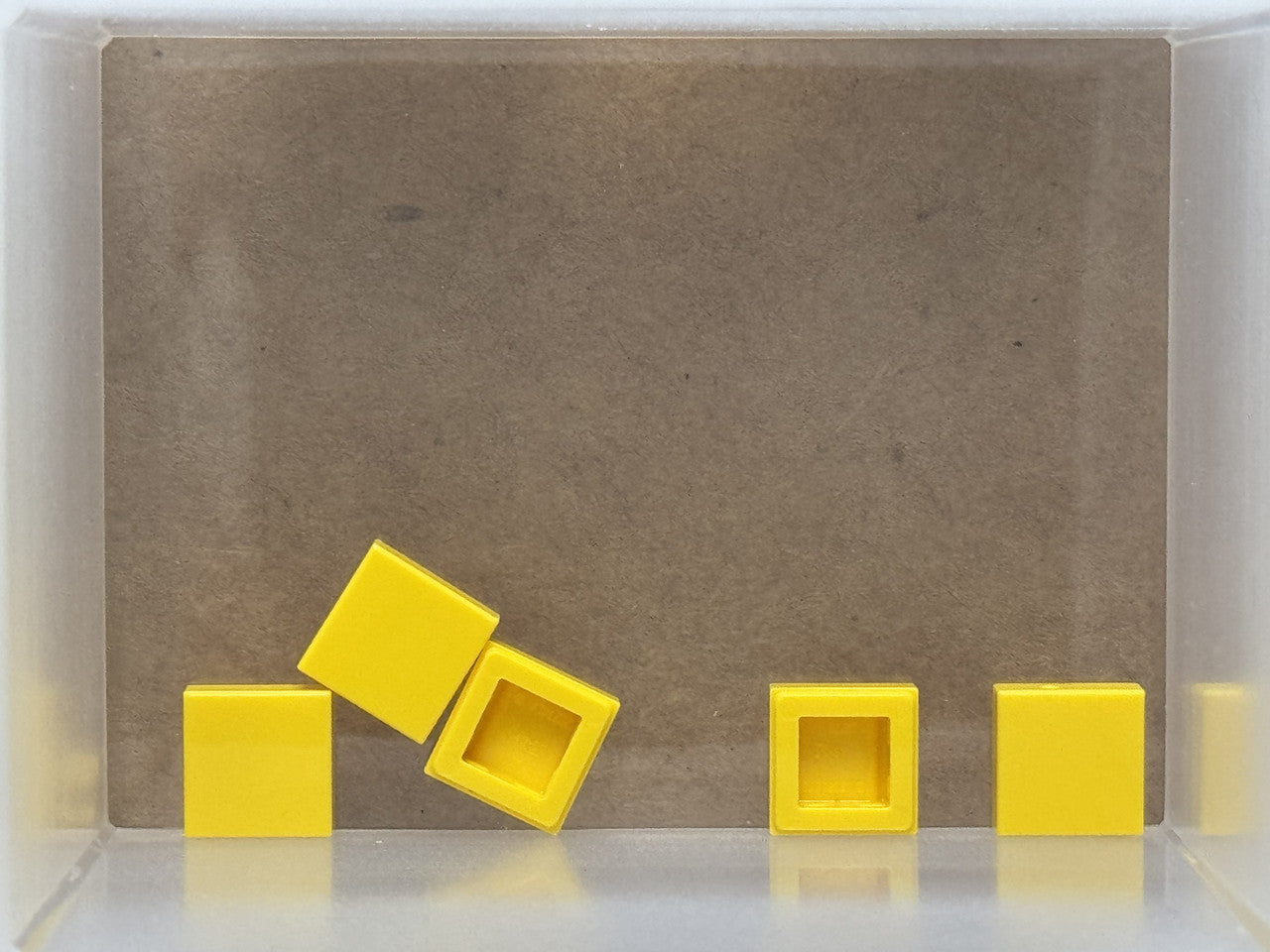 LEGO Parts - Yellow Tile 1 x 1 - No 3070 - QTY 5
