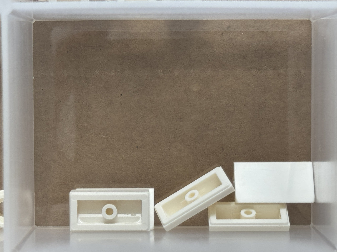 LEGO Parts - White Slope 30 1 x 2 x 2/3 - No 85984 - QTY 5