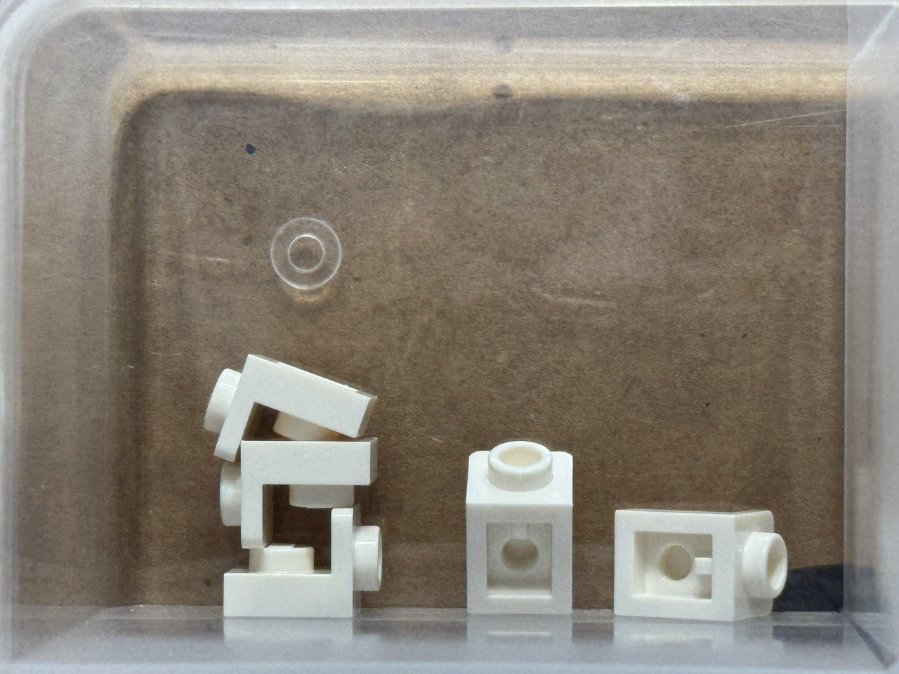 LEGO Parts - White Bracket 1 x 1 - 1 x 1 Inverted - No 36840 - QTY 5