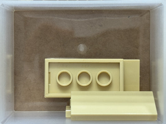 LEGO Parts - Tan Tile 2 x 4 - No 87079 - QTY 5