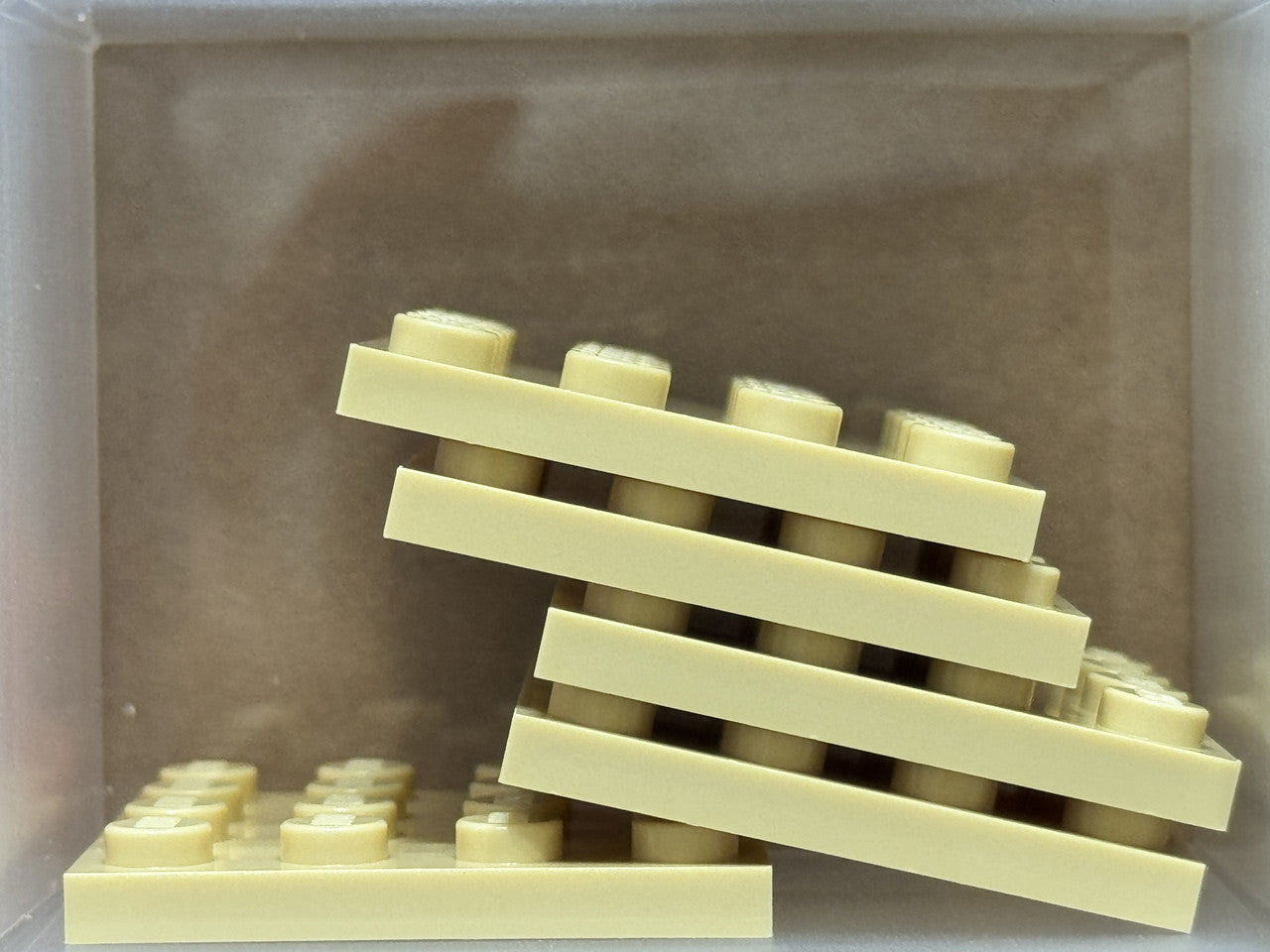 LEGO Parts - Tan Plate 4 x 4 - No 3031 - QTY 5