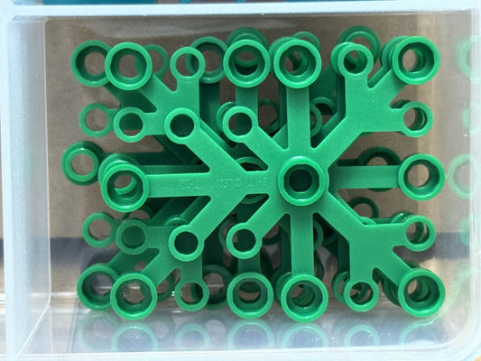 LEGO Parts - Green Plant Leaves 6 x 5 - No 2417 - QTY 5