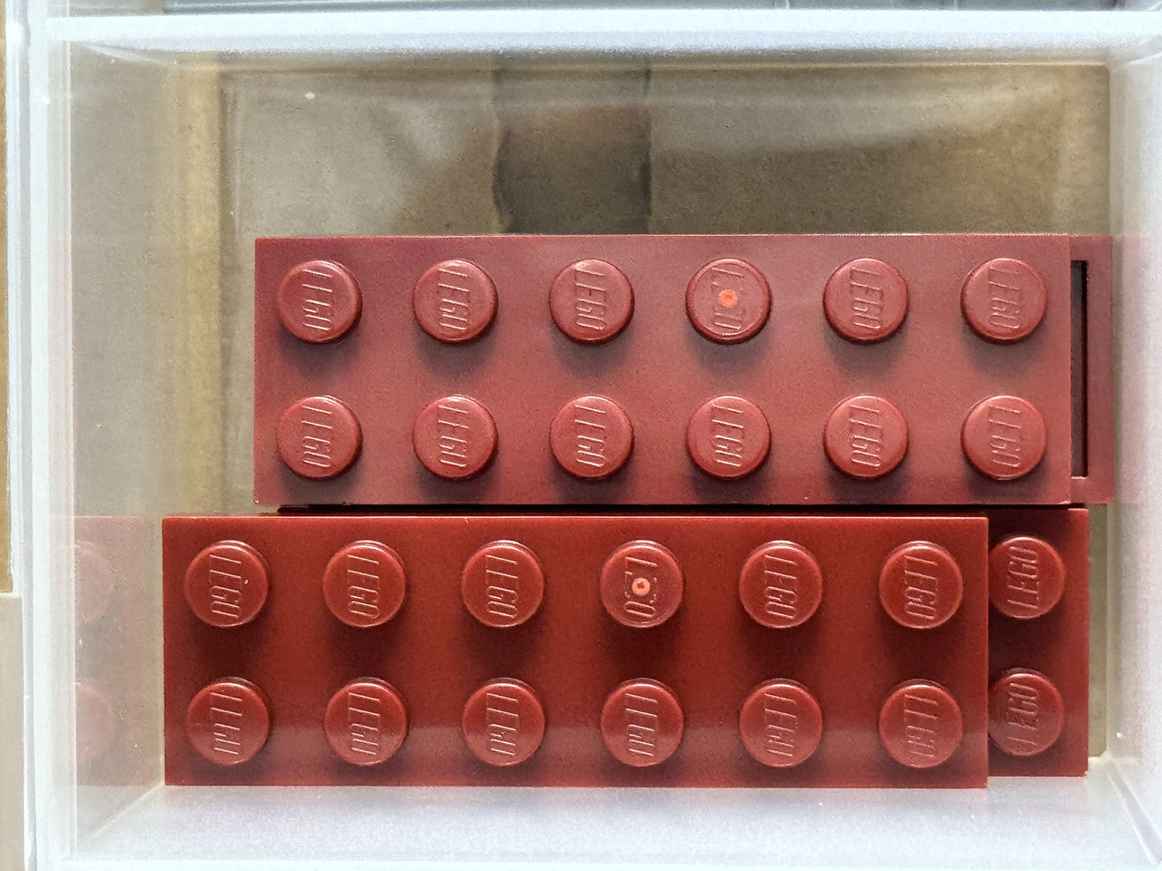 LEGO Parts - Dark Red Plate 2 x 6 - No 3795 - QTY 5