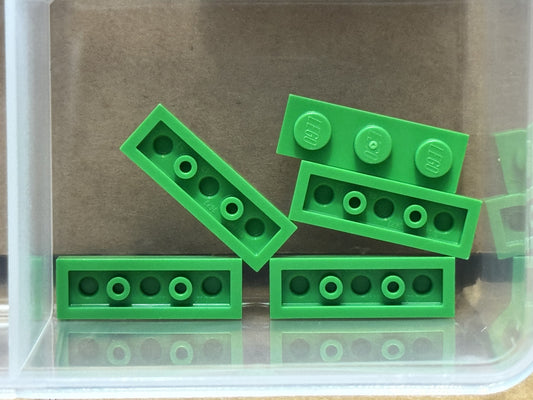 LEGO Parts - Bright Green Plate 1 x 3 - No 3623 - QTY 5