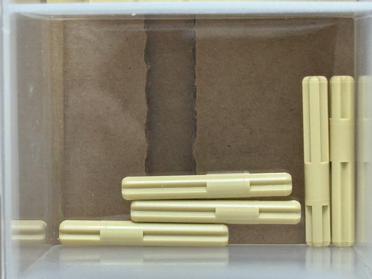 LEGO Parts - Tan Technic, Axle 4L with Center Stop - No 99008 - QTY 5
