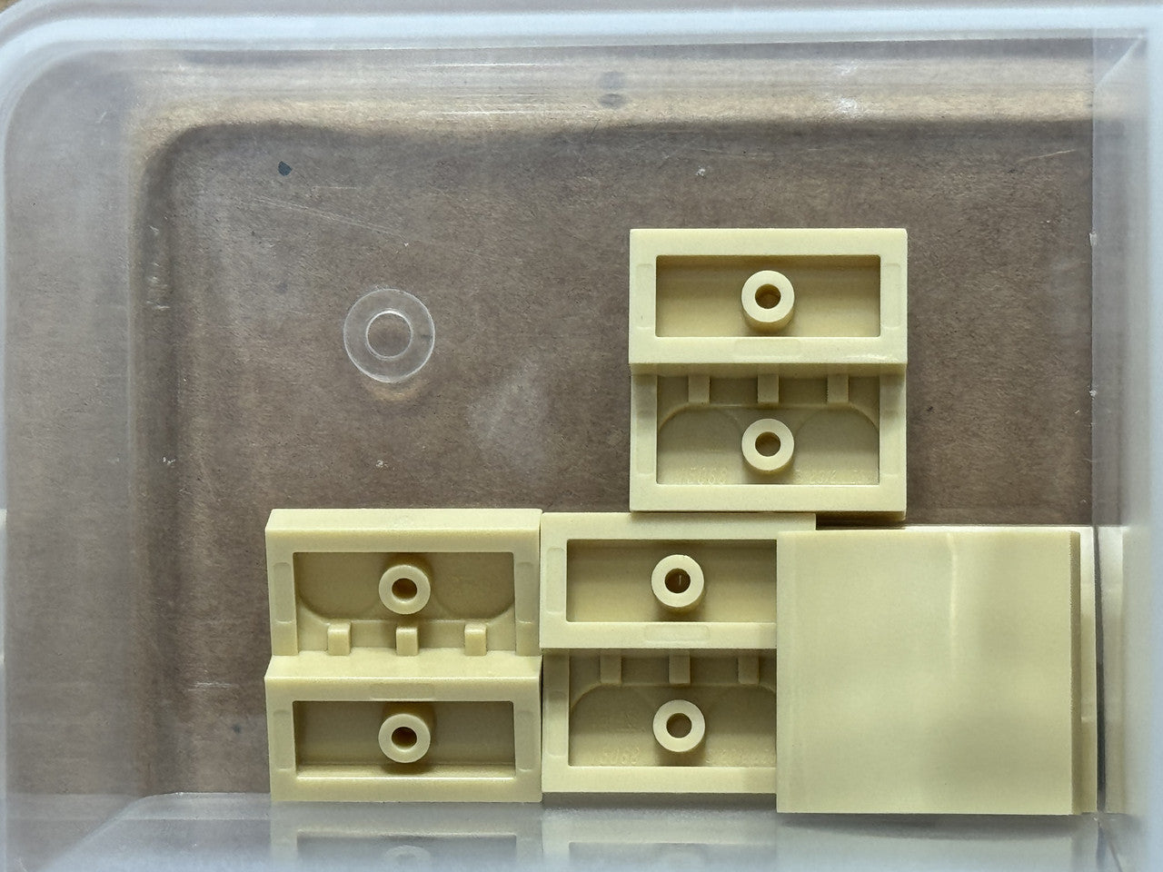 LEGO Parts - Tan Slope, Curved 2 x 2 x 2/3 - No 15068 - QTY 5