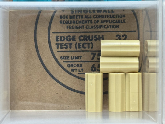 LEGO Parts - Tan Technic, Axle Connector 2L - No 6538c - QTY 5