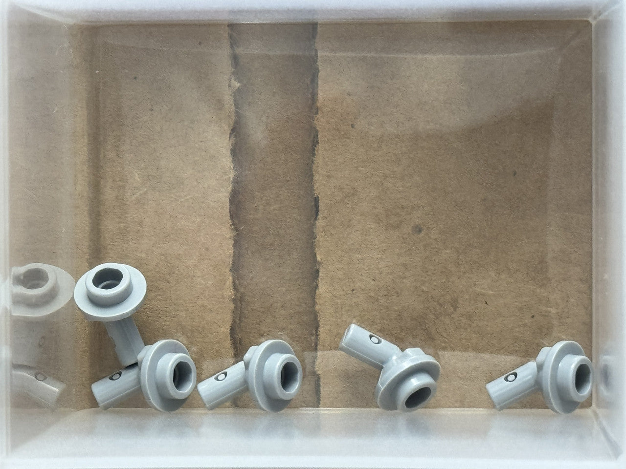 LEGO Parts - Light Bluish Gray Bar 1L with Angled Hollow Stud - No 65578 - QTY 5
