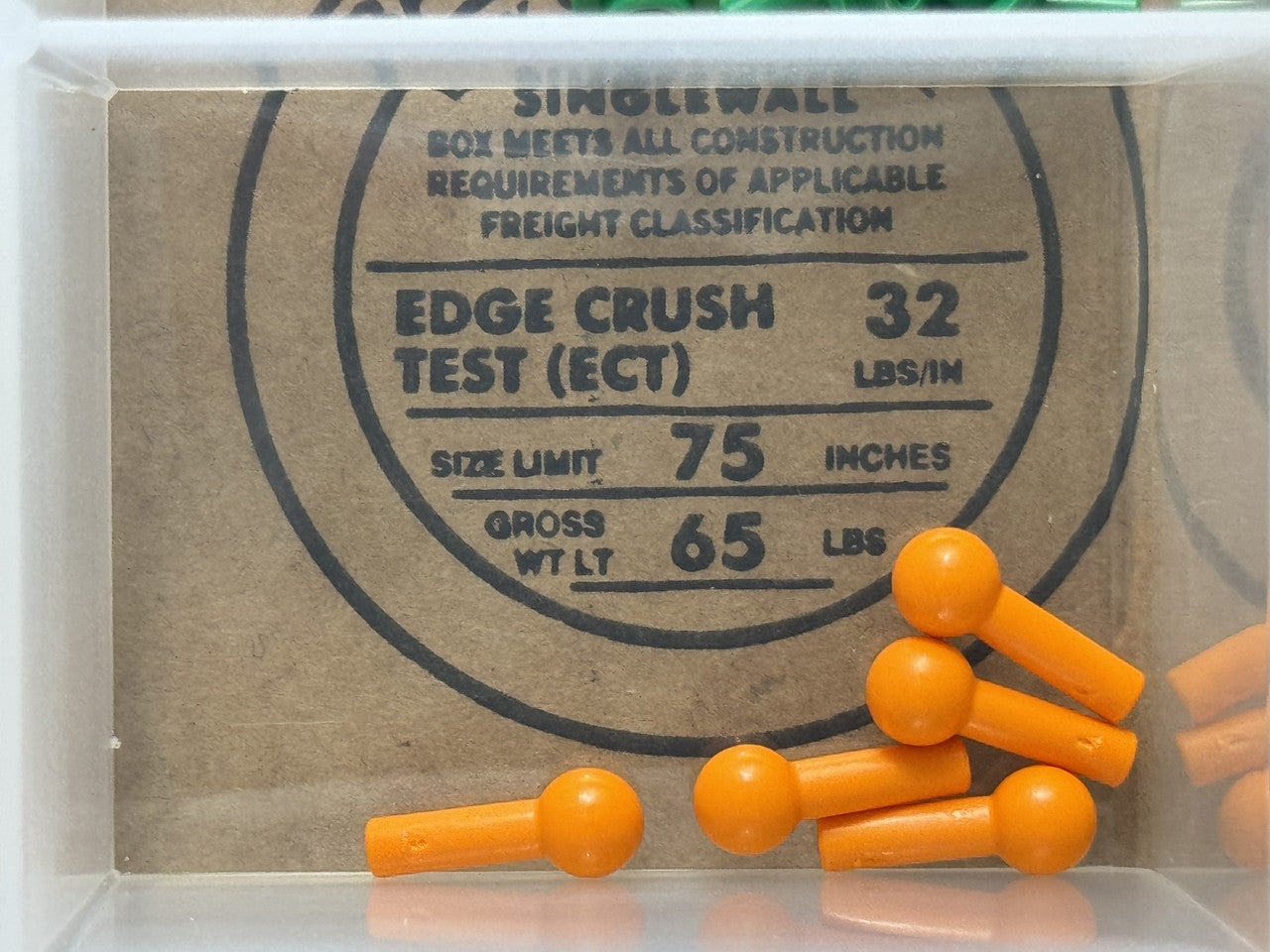 LEGO Parts - Orange Bar 1L with Tow Ball - No 22484 - QTY 5