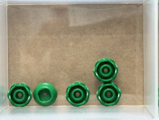 LEGO Parts - Green Plant Flower Round with 2 Layers - No 5904 - QTY 5
