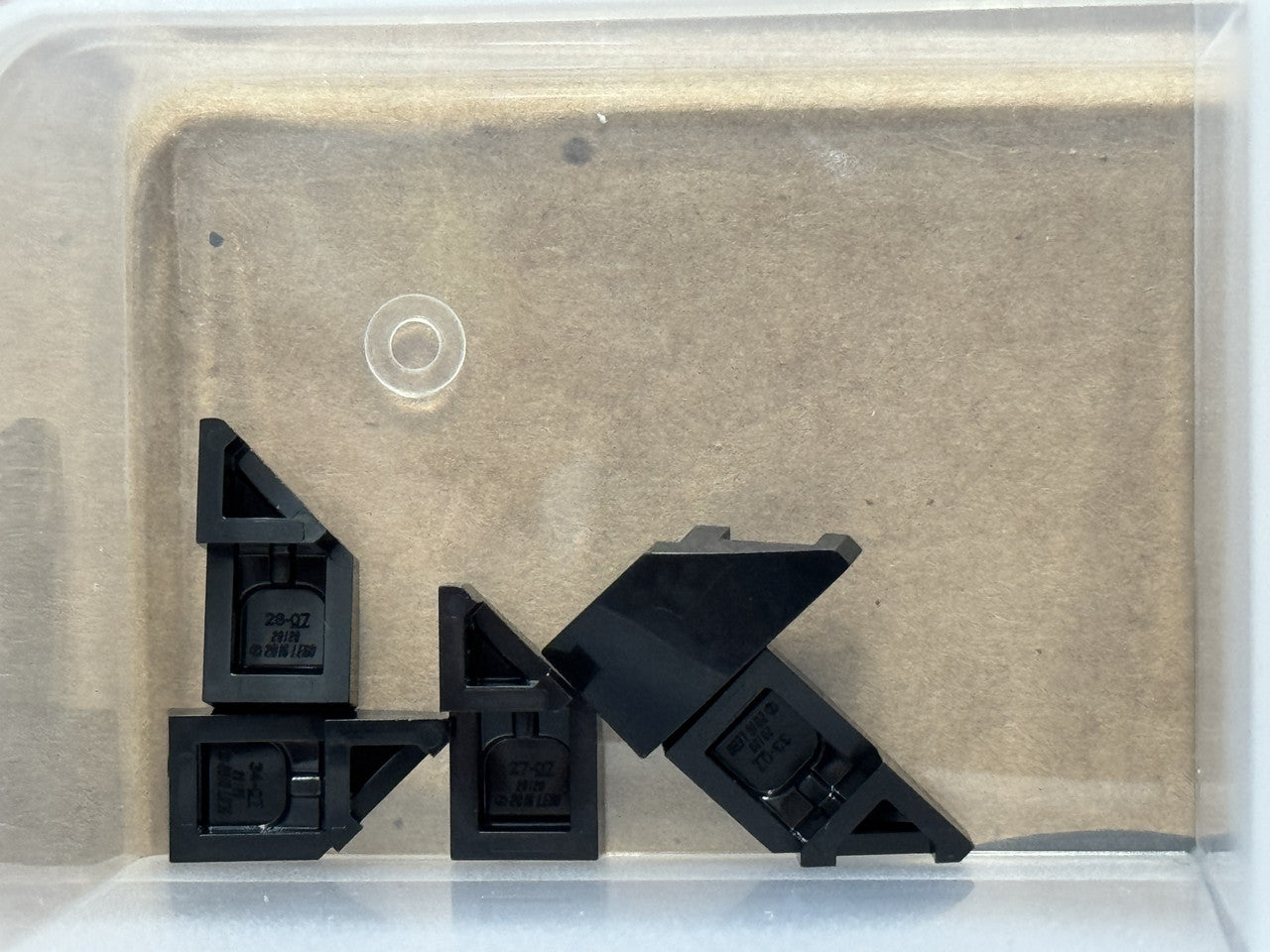 LEGO Parts - Black Wedge 2 x 1 x 2/3 Left - No 29120 - QTY 5