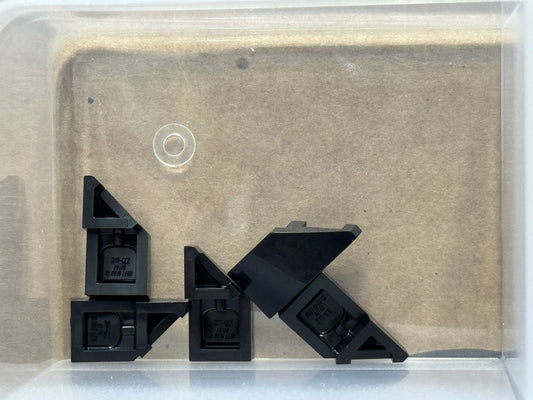 LEGO Parts - Black Wedge 2 x 1 x 2/3 Left - No 29120 - QTY 5
