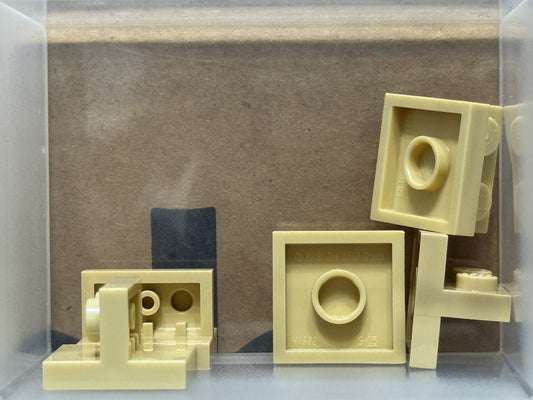 LEGO Parts - Tan Bracket 2 x 2 - 1 x 2 Centered - No 41682 - QTY 5