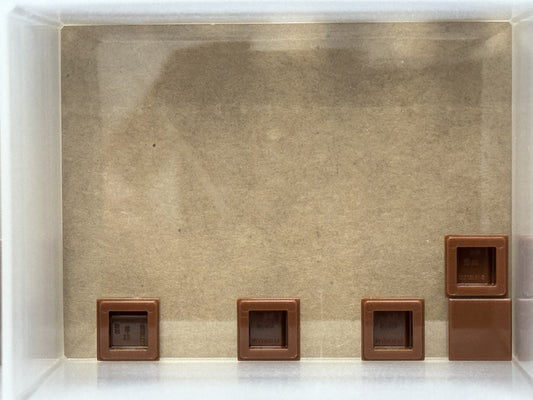 LEGO Parts - Reddish Brown Tile 1 x 1 - No 3070 - QTY 5
