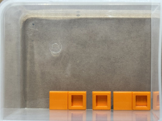 LEGO Parts - Orange Tile 1 x 1 - No 3070 - QTY 5
