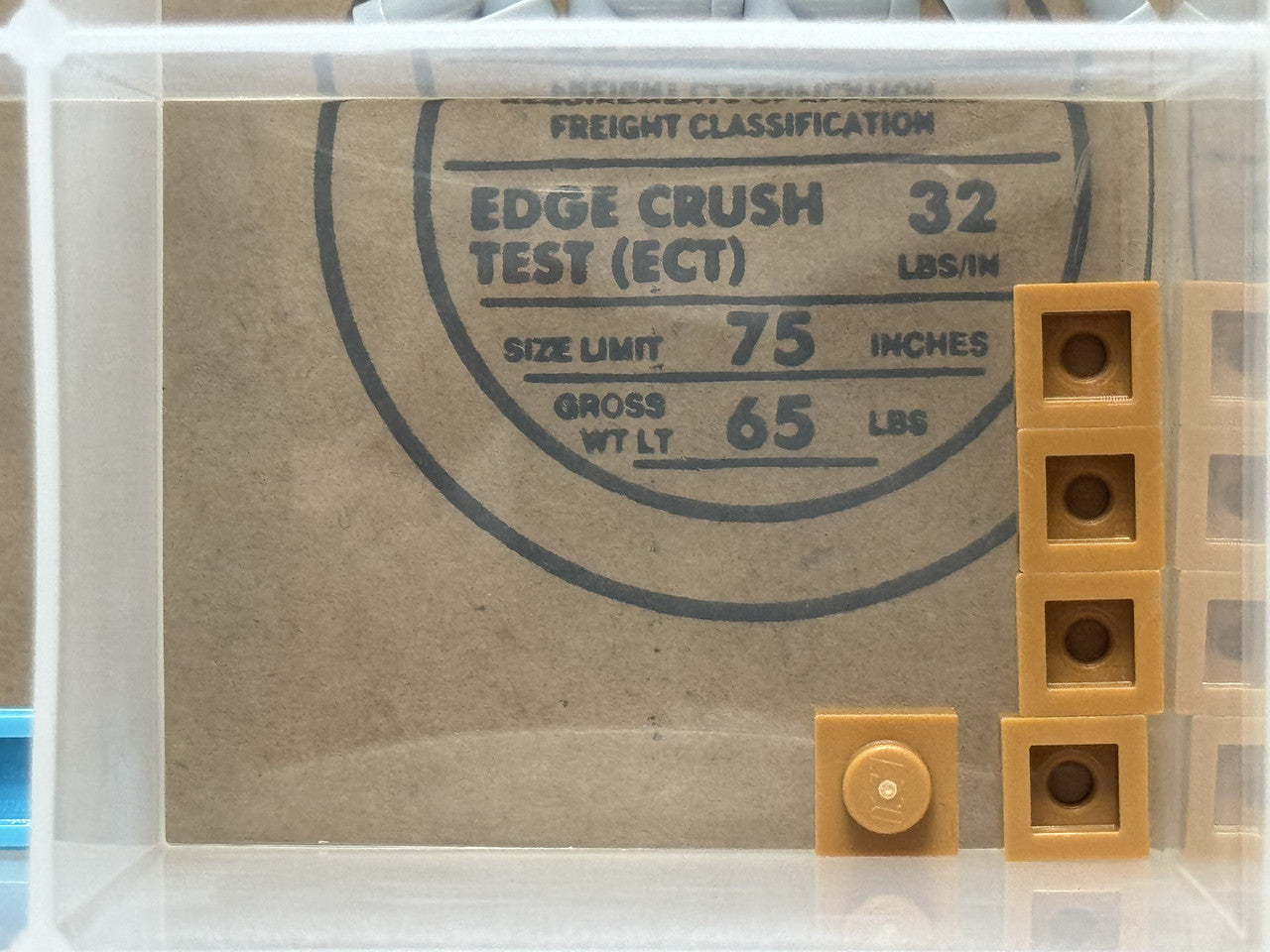 LEGO Parts - Medium Nougat Plate 1 x 1 - No 3024 - QTY 5