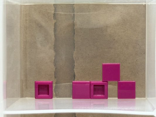 LEGO Parts - Magenta Tile 1 x 1 - No 3070 - QTY 5