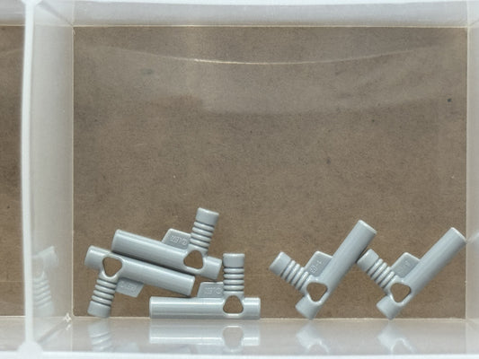 LEGO Parts - Light Bluish Gray Minifigure Nozzle Elaborate - No 60849 - QTY 5