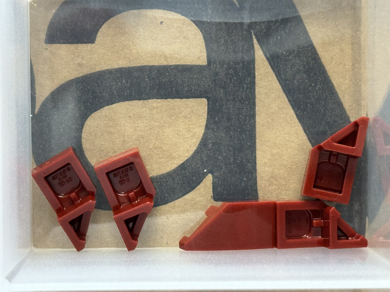 LEGO Parts - Dark Red Wedge 2 x 1 x 2/3 Right - No 29119 - QTY 5