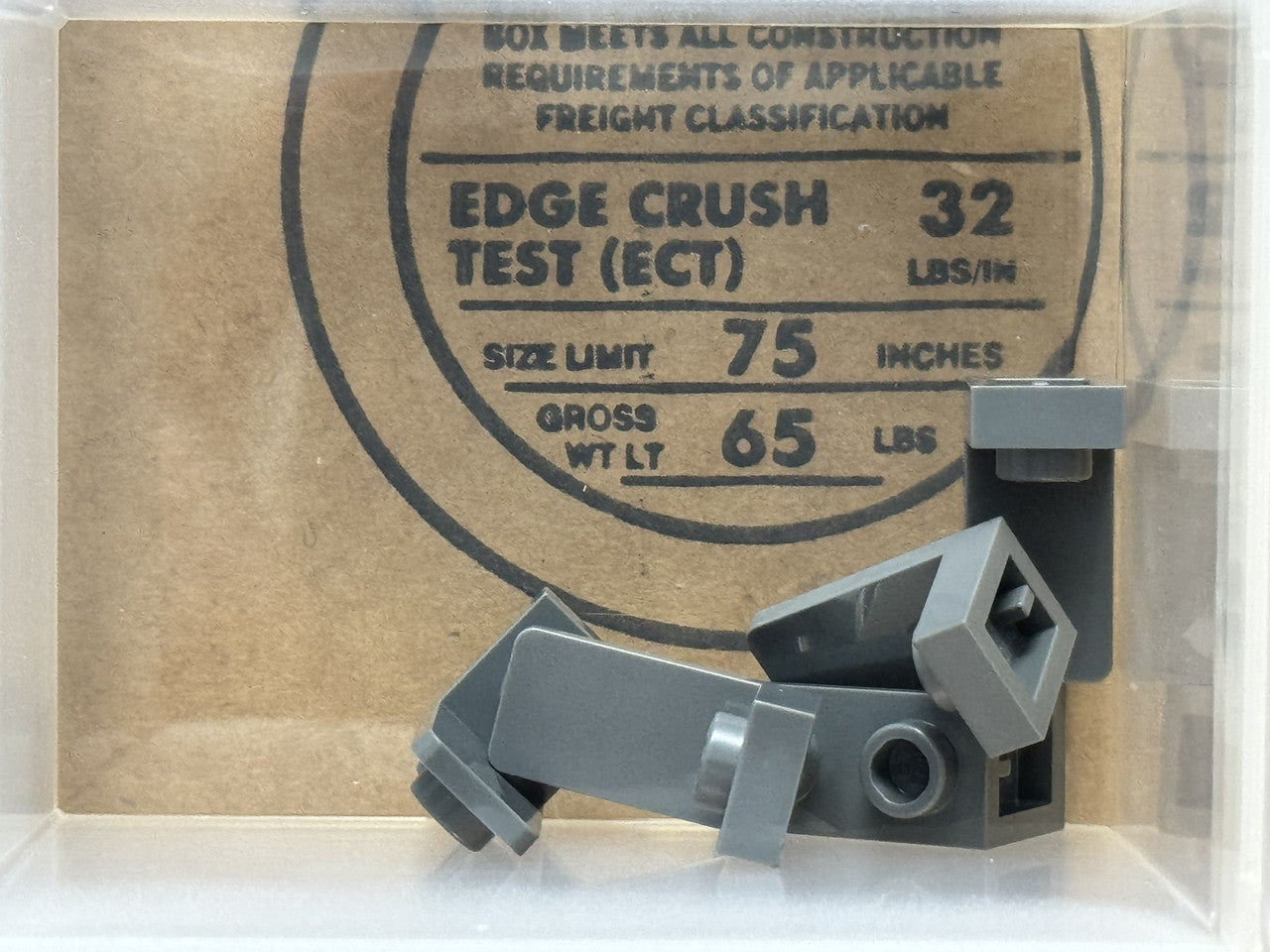 LEGO Parts - Dark Bluish Gray Bracket 1 x 1 - 1 x 2 Inverted - No 73825 - QTY 5