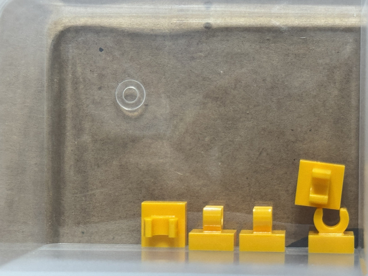 LEGO Parts - Bright Light Orange Tile 1 x 1 with Open O Clip - No 15712 - QTY 5