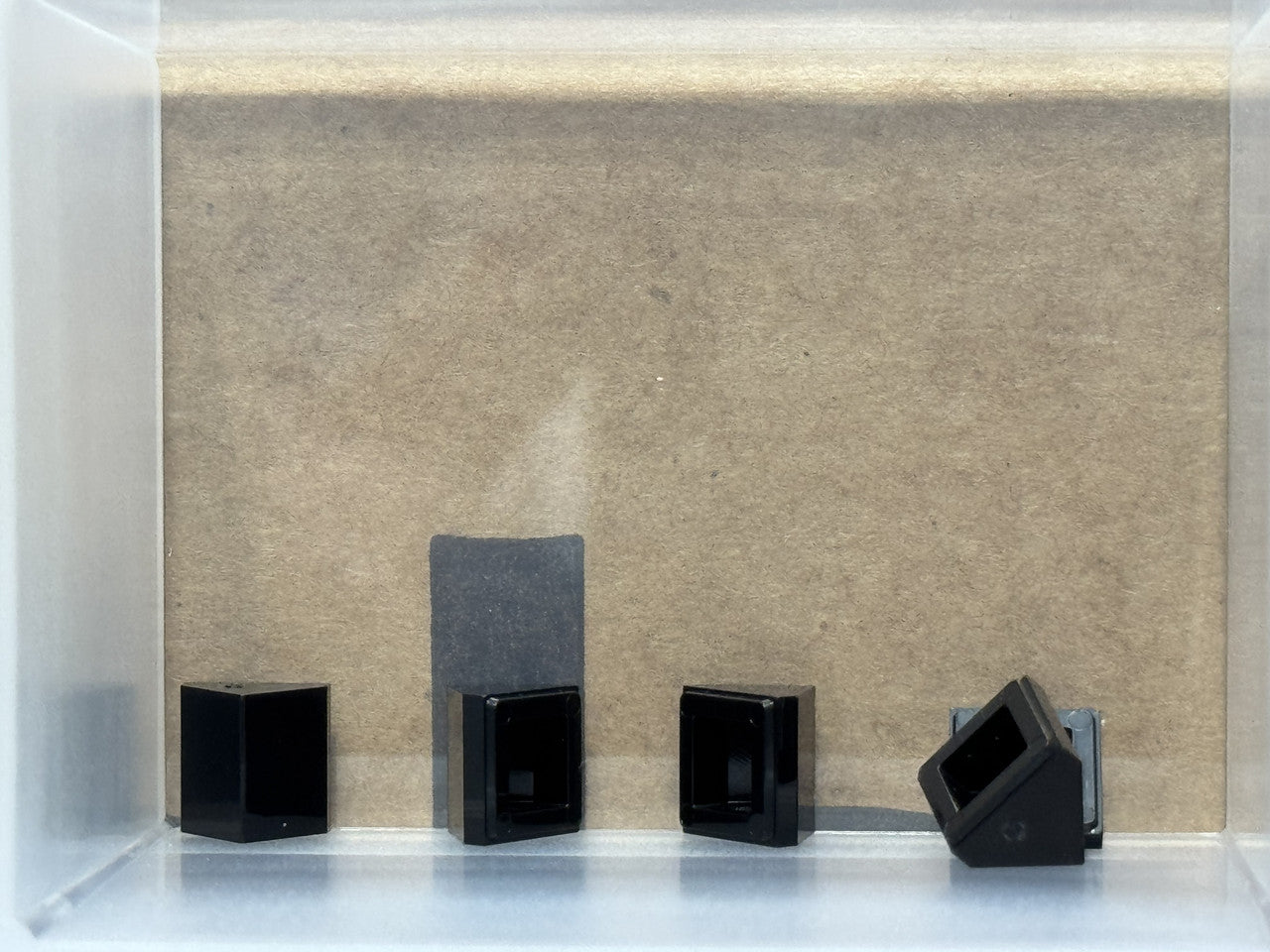 LEGO Parts - Black Slope 45 1 x 1 x 2/3 Double - No 35464 - QTY 5