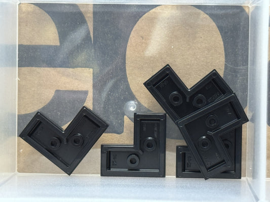 LEGO Parts - Black Tile 2 x 2 Corner - No 14719 - QTY 5