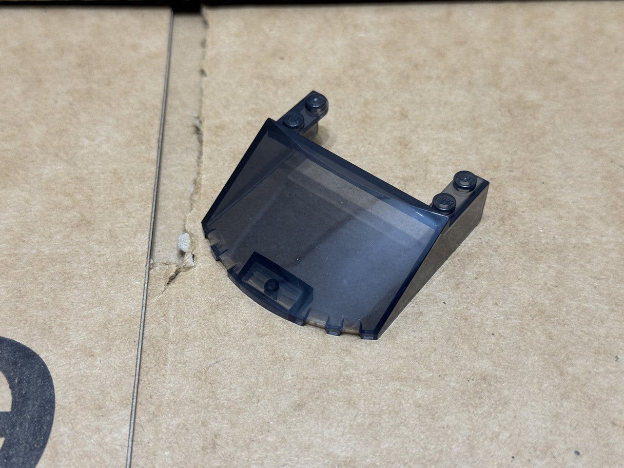 LEGO Parts - Trans-Black Windscreen 6 x 6 x 1 2/3 - No 65632 - QTY 1