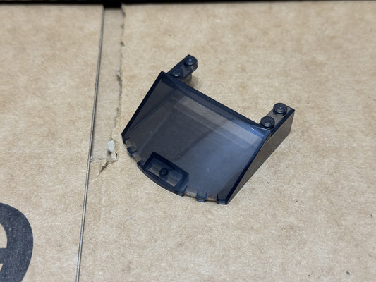LEGO Parts - Trans-Black Windscreen 6 x 6 x 1 2/3 - No 65632 - QTY 1