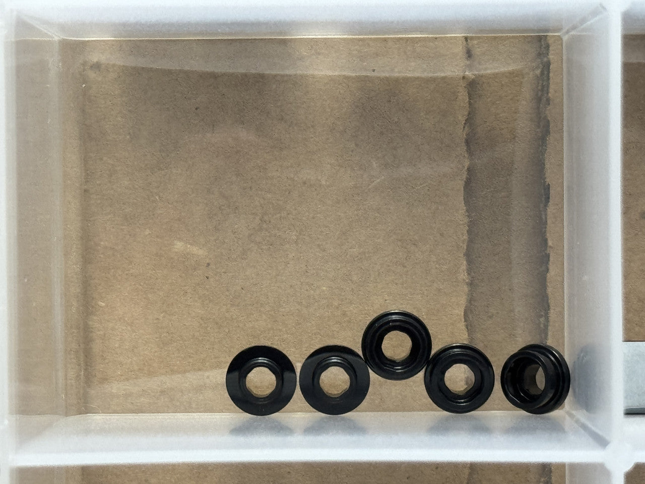 LEGO Parts - Black Plate, Round 1 x 1 with Open Stud - No 85861 - QTY 5