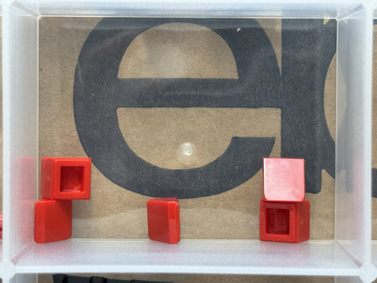LEGO Parts - Red Slope 30 1 x 1 x 2/3 - No 54200 - QTY 5