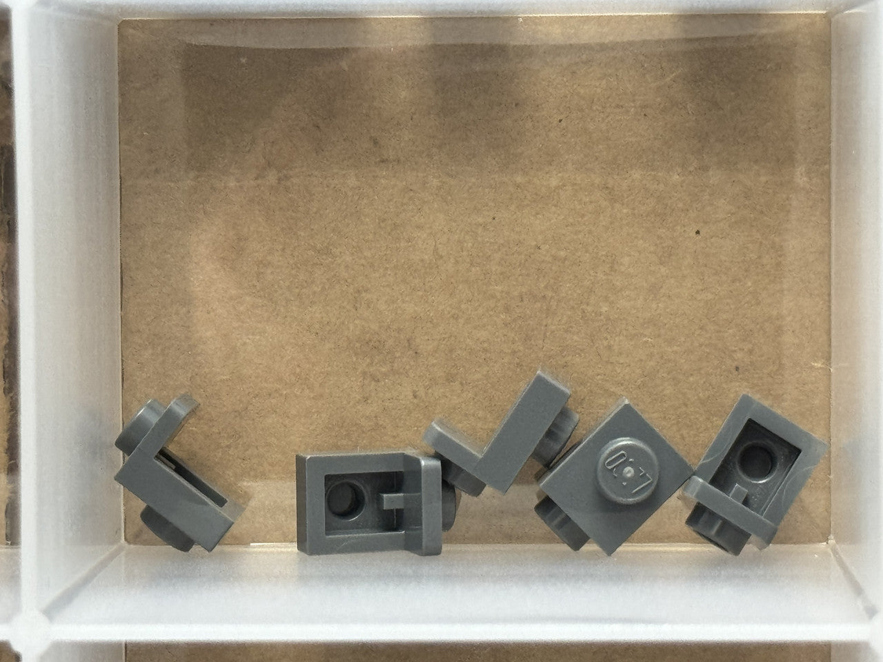 LEGO Parts - Dark Bluish Gray Bracket 1 x 1 - 1 x 1 - No 36841 - QTY 5