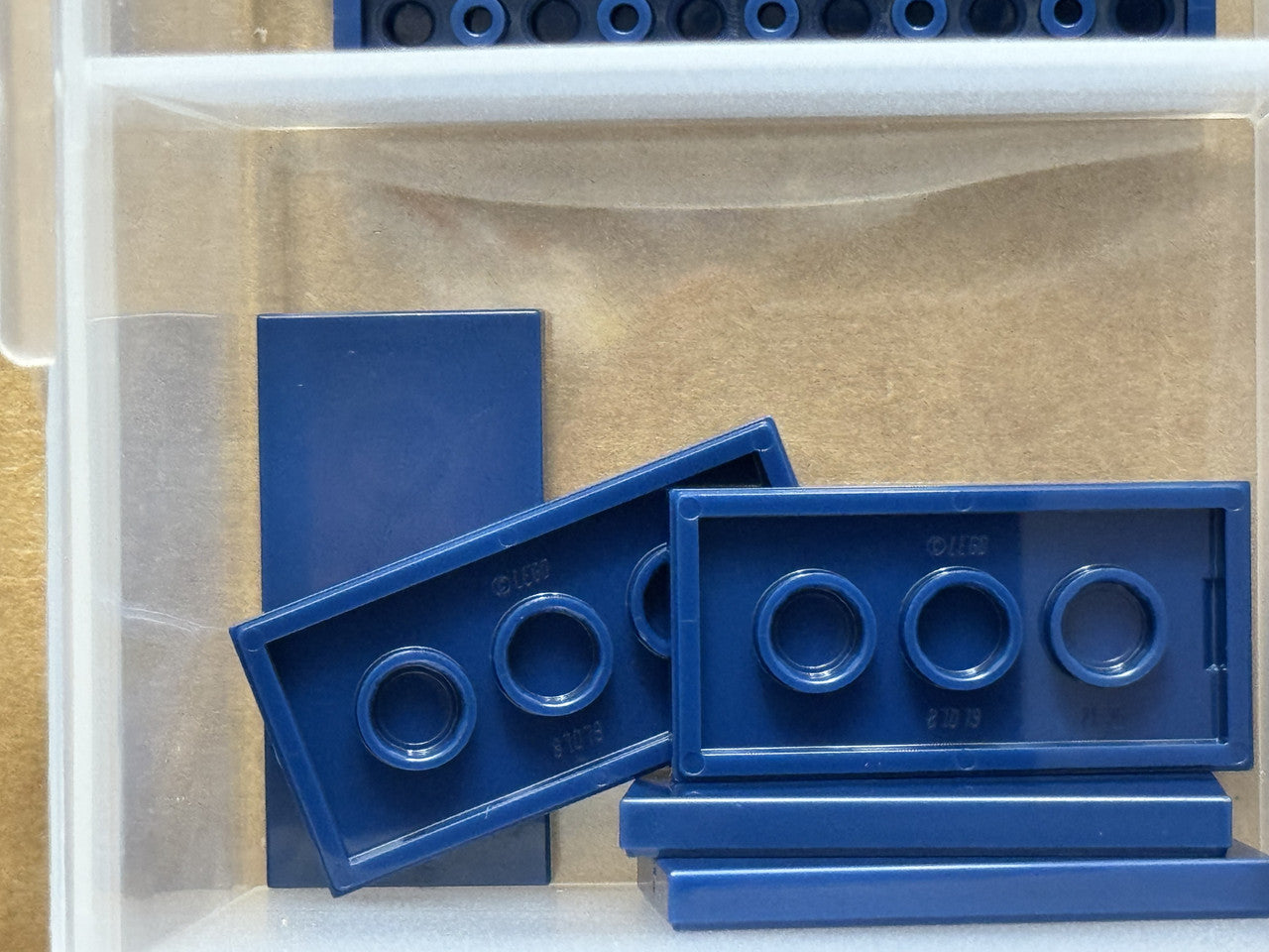 LEGO Parts - Dark Blue Tile 2 x 4 - No 87079 - QTY 5