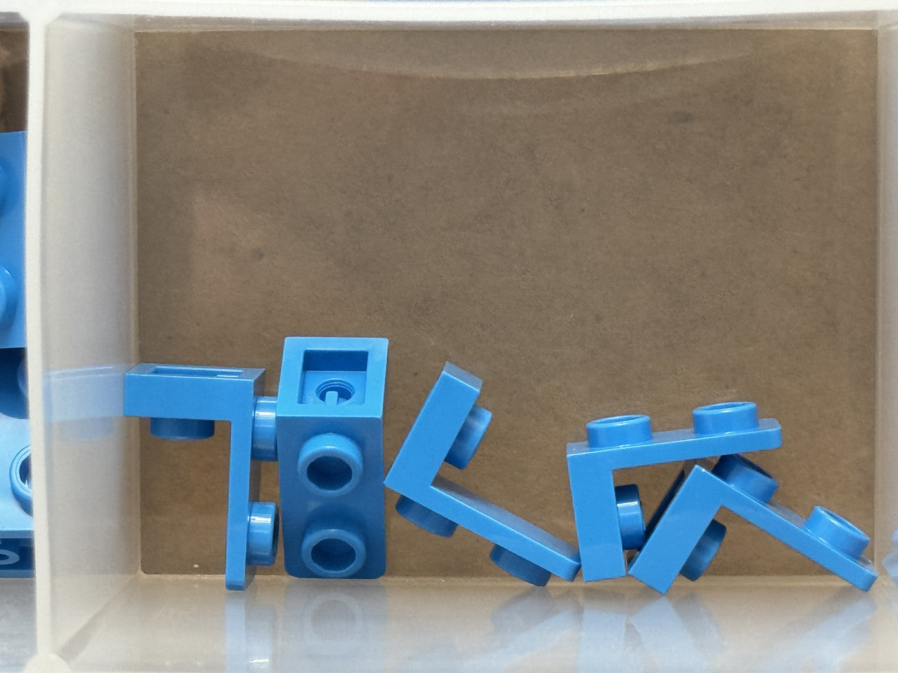LEGO Parts - Dark Azure Bracket 1 x 1 - 1 x 2 Inverted - No 73825 - QTY 5