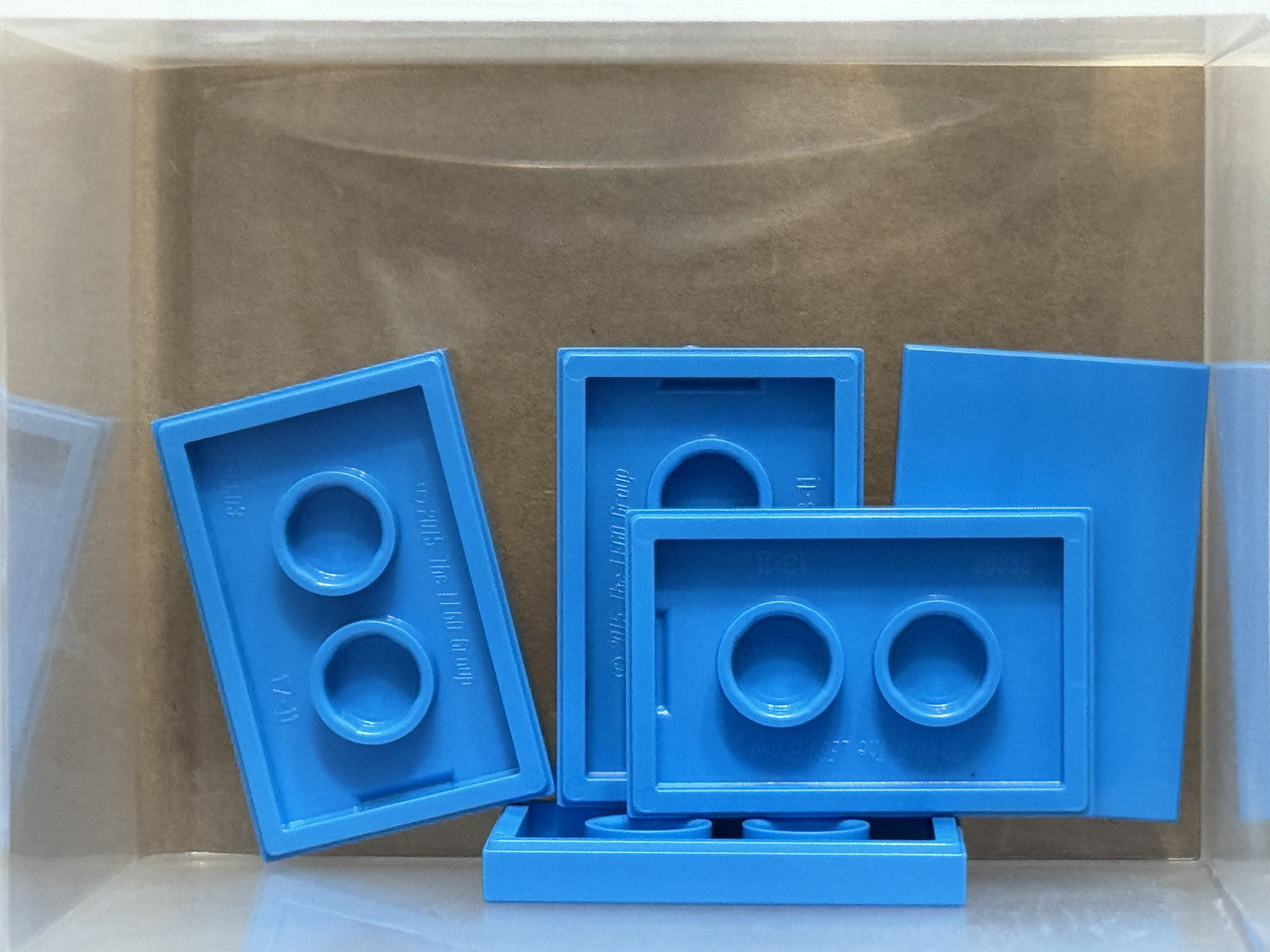 LEGO Parts - Dark Azure Tile 2 x 3 - No 26603 - QTY 5