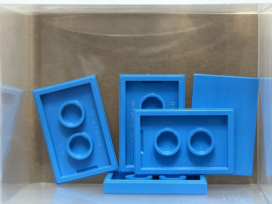 LEGO Parts - Dark Azure Tile 2 x 3 - No 26603 - QTY 5