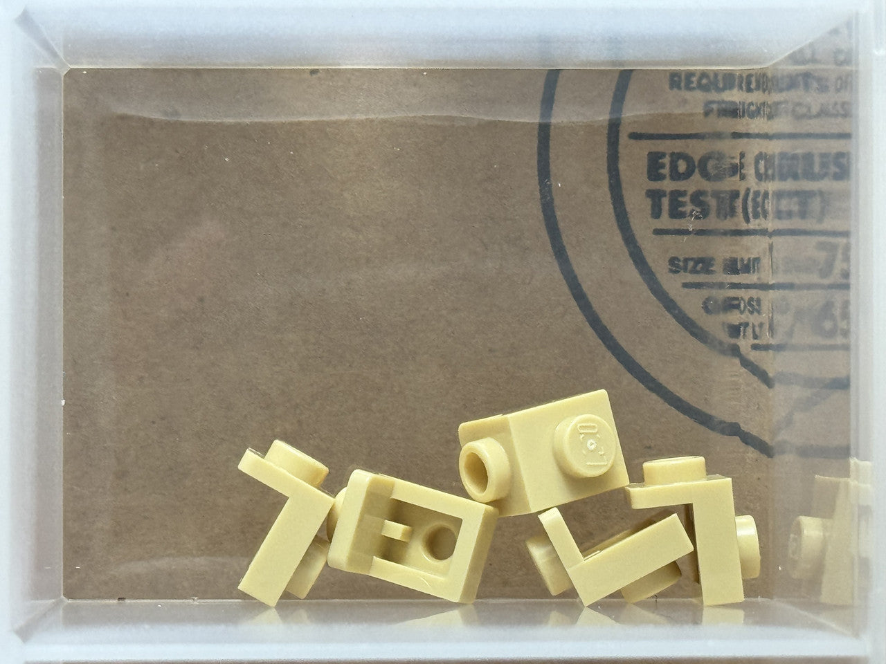 LEGO Parts - Tan Bracket 1 x 1 - 1 x 1 - No 36841 - QTY 5