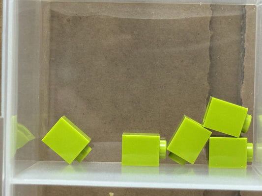 LEGO Parts - Lime Brick 1 x 1 - No 3005 - QTY 5