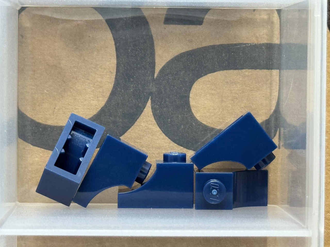 LEGO Parts - Dark Blue Arch 1 x 2 Inverted - No 78666 - QTY 5