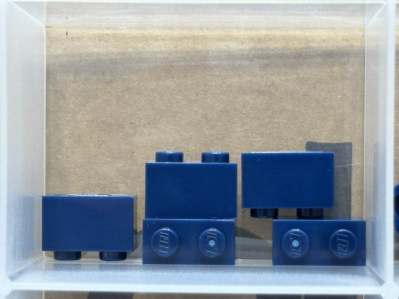 LEGO Parts - Dark Blue Brick 1 x 2 - No 3004 - QTY 5