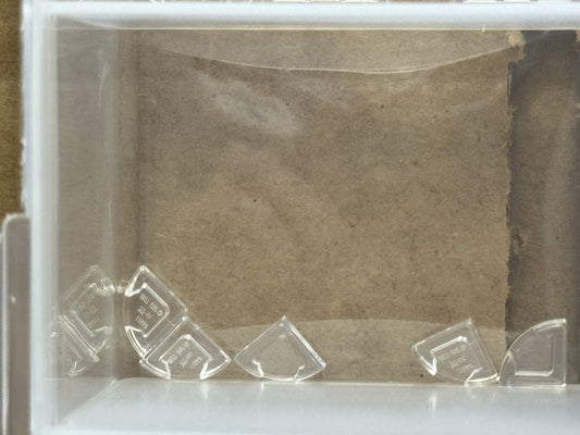 LEGO Parts - Trans-Clear Tile, Round 1 x 1 Quarter - No 25269 - QTY 5