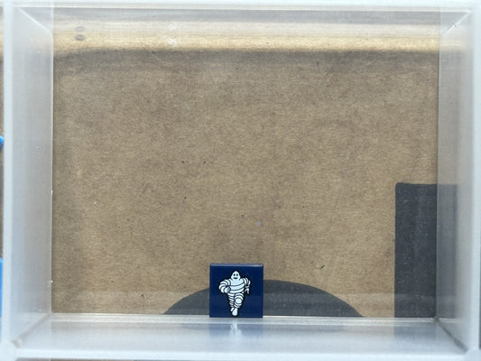 LEGO Parts - Dark Blue Tile 1 x 1 Michelin Man - No 3070pb394 - QTY 1