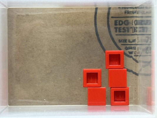 LEGO Parts - Red Tile 1 x 1 - No 3070 - QTY 5