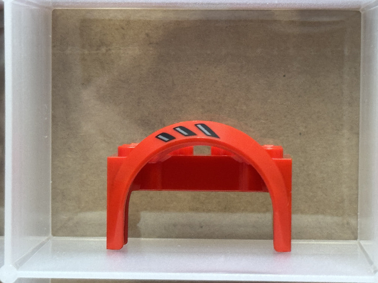 LEGO Parts - Red Vehicle, Mudguard 4 x 2 Air Vents Right - No 3387pb02R - QTY 1