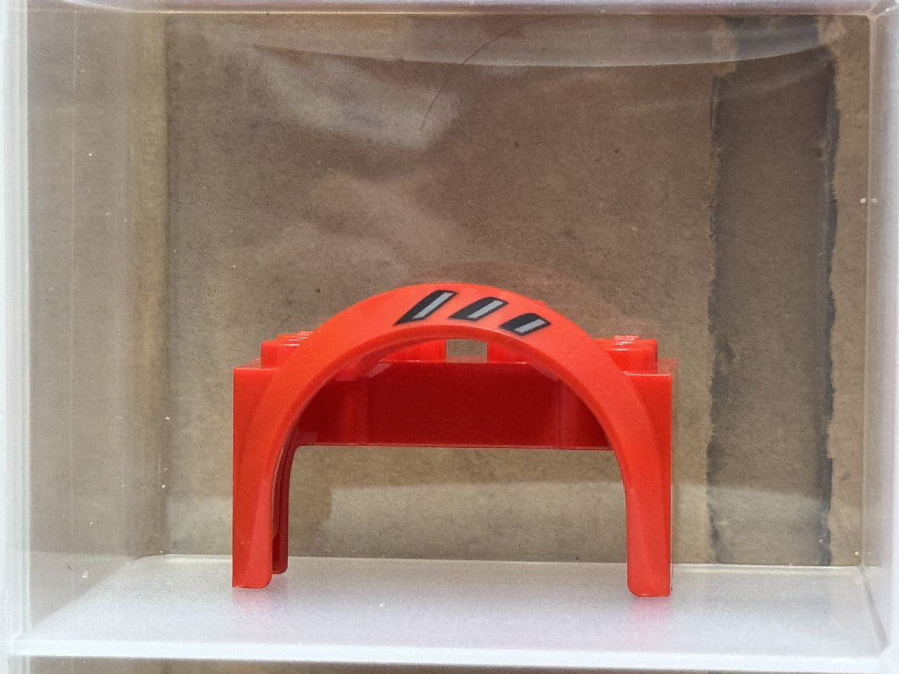 LEGO Parts - Red Vehicle, Mudguard 4 x 2 Air Vents Left - No 3387pb02L - QTY 1