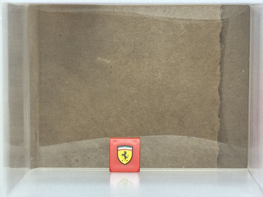 LEGO Parts - Red Slope 30 1 x 1 x 2/3 Ferrari Logo - No 54200pb141 - QTY 1
